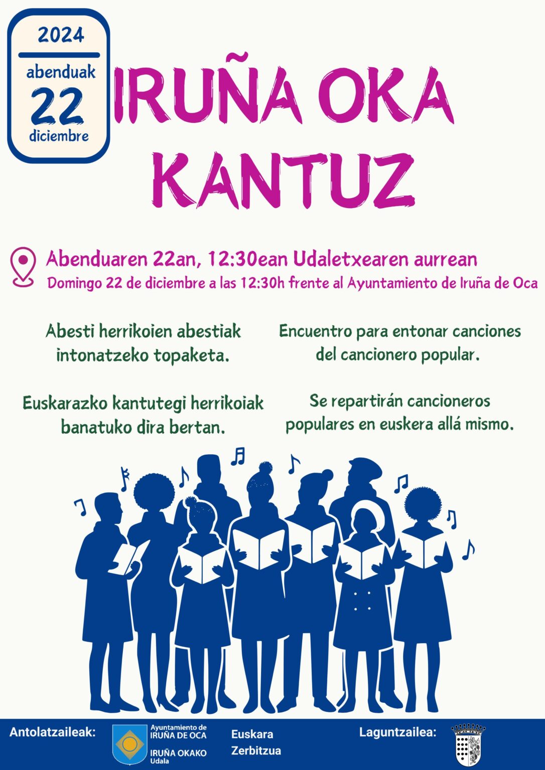 Irunak Iruña Oka Kantuz
