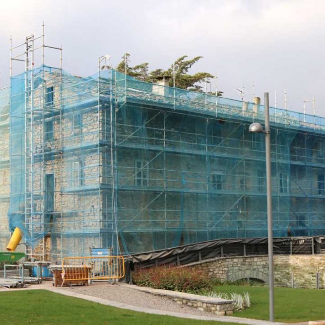 El molino en obras