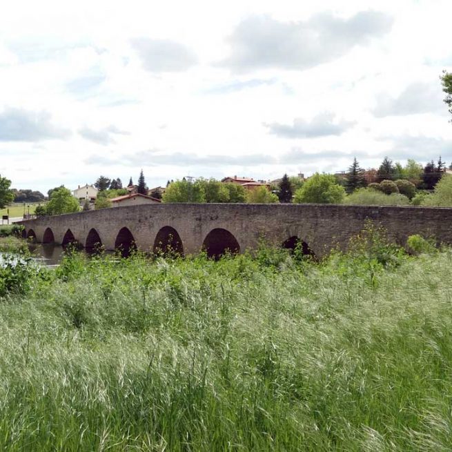 Vista panorámica del puente de Víllodas